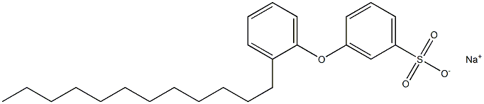 3-(2-Dodecylphenoxy)benzenesulfonic acid sodium salt Struktur