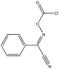 [(Chlorocarbonyloxy)imino]phenylacetonitrile Struktur