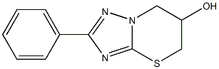 6,7-Dihydro-2-phenyl-5H-[1,2,4]triazolo[5,1-b][1,3]thiazin-6-ol Structure