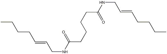 N,N'-Di(2-heptenyl)adipamide Struktur