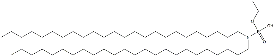 N,N-Ditetracosylamidophosphoric acid hydrogen ethyl ester Struktur