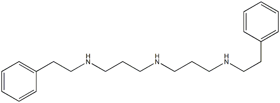 3,3'-Iminobis(N-(2-phenylethyl)-1-propanamine) Struktur