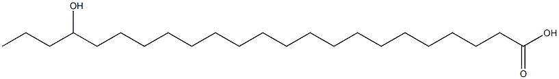 20-Hydroxytricosanoic acid Struktur