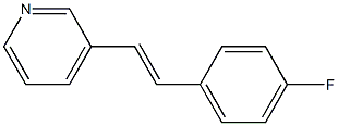 3-(4-Fluorostyryl)pyridine Struktur