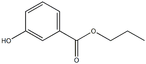 3-Hydroxybenzoic acid propyl ester Struktur