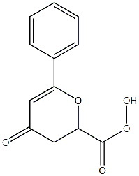 2,3-Dihydro-2-hydroxy-4-oxo-6-phenyl-4H-pyran-2-carboxylic acid Struktur