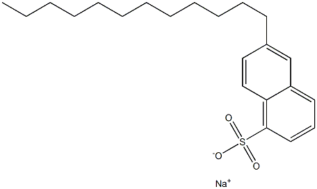 6-Dodecyl-1-naphthalenesulfonic acid sodium salt Struktur