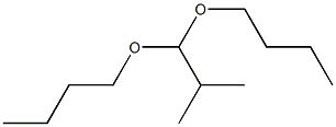 2-Methylpropanal dibutyl acetal Struktur