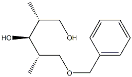 1-O-Benzyl-2,4-dimethyl-2,4-dideoxy-D-xylitol Struktur