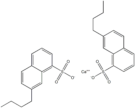 Bis(7-butyl-1-naphthalenesulfonic acid)calcium salt Struktur