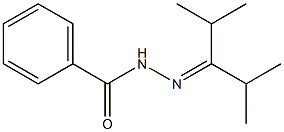 N'-(1-Isopropyl-2-methylpropylidene)benzohydrazide Struktur