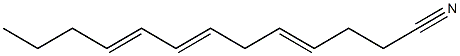 4,7,9-Tridecatrienenitrile Struktur