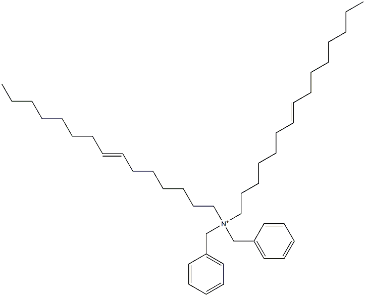 Di(7-pentadecenyl)dibenzylaminium Struktur