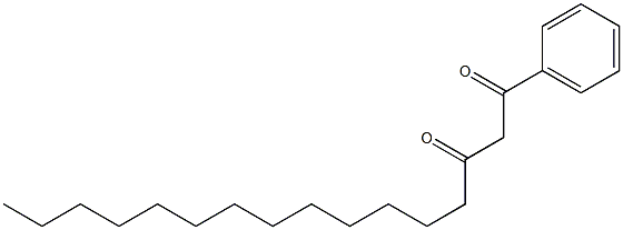 1-Phenylhexadecane-1,3-dione Struktur