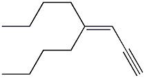 4-Butyl-3-octen-1-yne Struktur