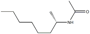 (-)-N-[(S)-1-Methylheptyl]acetamide Struktur