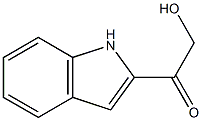 2-Hydroxy-1-(1H-indol-2-yl)ethanone Struktur