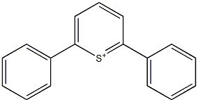 2,6-Diphenyl(thiopyrylium) Struktur