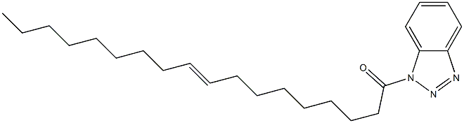 1-(9-Octadecenoyl)-1H-benzotriazole Struktur