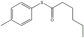 Pentane-1-thiocarboxylic acid S-(4-methylphenyl) ester Struktur