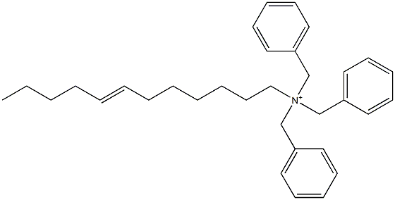 (7-Dodecenyl)tribenzylaminium Struktur