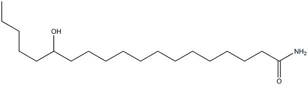 14-Hydroxynonadecanamide Struktur