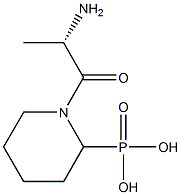 [1-(L-Alanyl)piperidin-2-yl]phosphonic acid Struktur