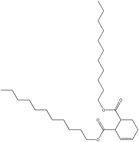 5-Cyclohexene-1,2-dicarboxylic acid diundecyl ester Struktur