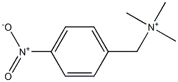 4-Nitrobenzyltrimethylaminium Struktur