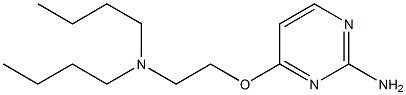 4-[2-(Dibutylamino)ethoxy]-2-pyrimidinamine Struktur