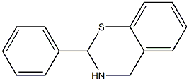 2-Phenyl-3,4-dihydro-2H-1,3-benzothiazine Struktur