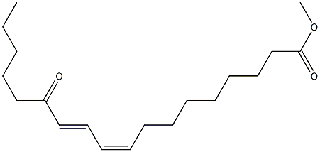 (9Z,11E)-13-Oxo-9,11-octadecadienoic acid methyl ester Struktur