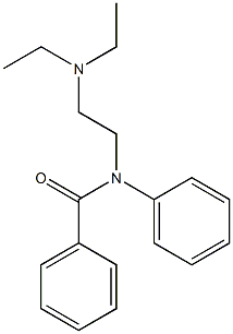 N-[2-(Diethylamino)ethyl]benzanilide Struktur