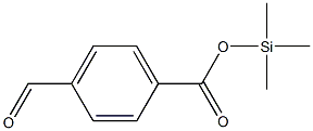 p-Formylbenzenecarboxylic acid trimethylsilyl ester Struktur