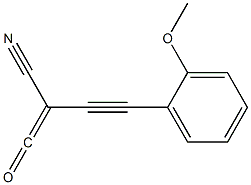 Cyano((2-methoxyphenyl)ethynyl)ketene Struktur