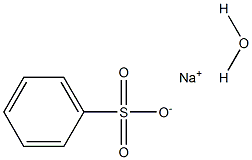 Sodium benzenesulfonate hydrate Struktur