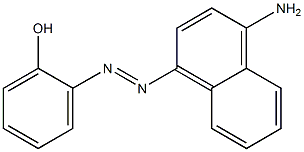 2-(4-Amino-1-naphtylazo)phenol Struktur