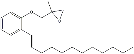 2-(1-Dodecenyl)phenyl 2-methylglycidyl ether Struktur