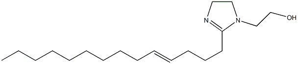 2-(4-Tetradecenyl)-2-imidazoline-1-ethanol Struktur