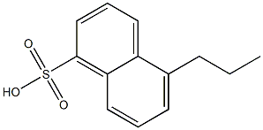 5-Propyl-1-naphthalenesulfonic acid Struktur