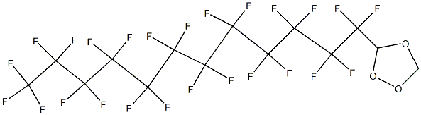 3-(Pentacosafluorododecyl)-1,2,4-trioxolane Struktur