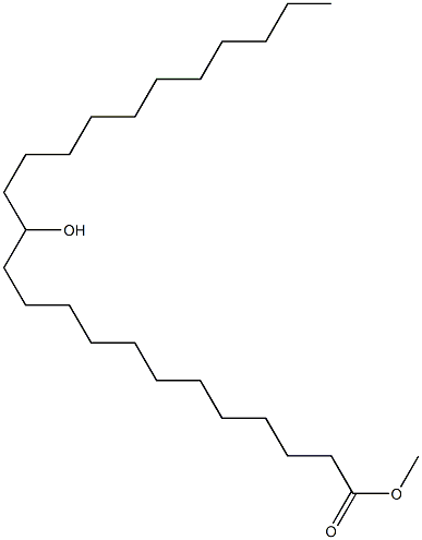 13-Hydroxytetracosanoic acid methyl ester Struktur