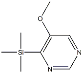 5-Methoxy-4-(trimethylsilyl)pyrimidine Struktur