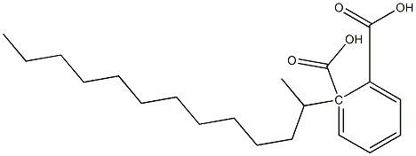 (-)-Phthalic acid hydrogen 1-[(R)-1-methyldodecyl] ester Struktur