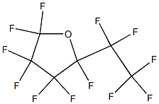 2-(Pentafluoroethyl)heptafluorotetrahydrofuran Struktur