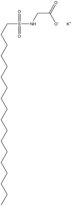 N-Octadecylsulfonylglycine potassium salt Struktur