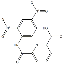 6-[(2,4-Dinitrophenyl)carbamoyl]pyridine-2-carboxylic acid Struktur