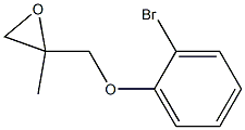 2-Bromophenyl 2-methylglycidyl ether Struktur