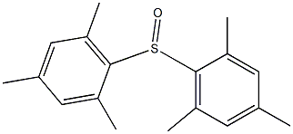 Bis[2,4,6-trimethylphenyl] sulfoxide Struktur