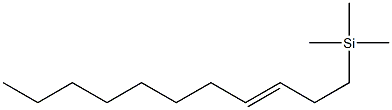 Trimethyl(3-undecenyl)silane Struktur